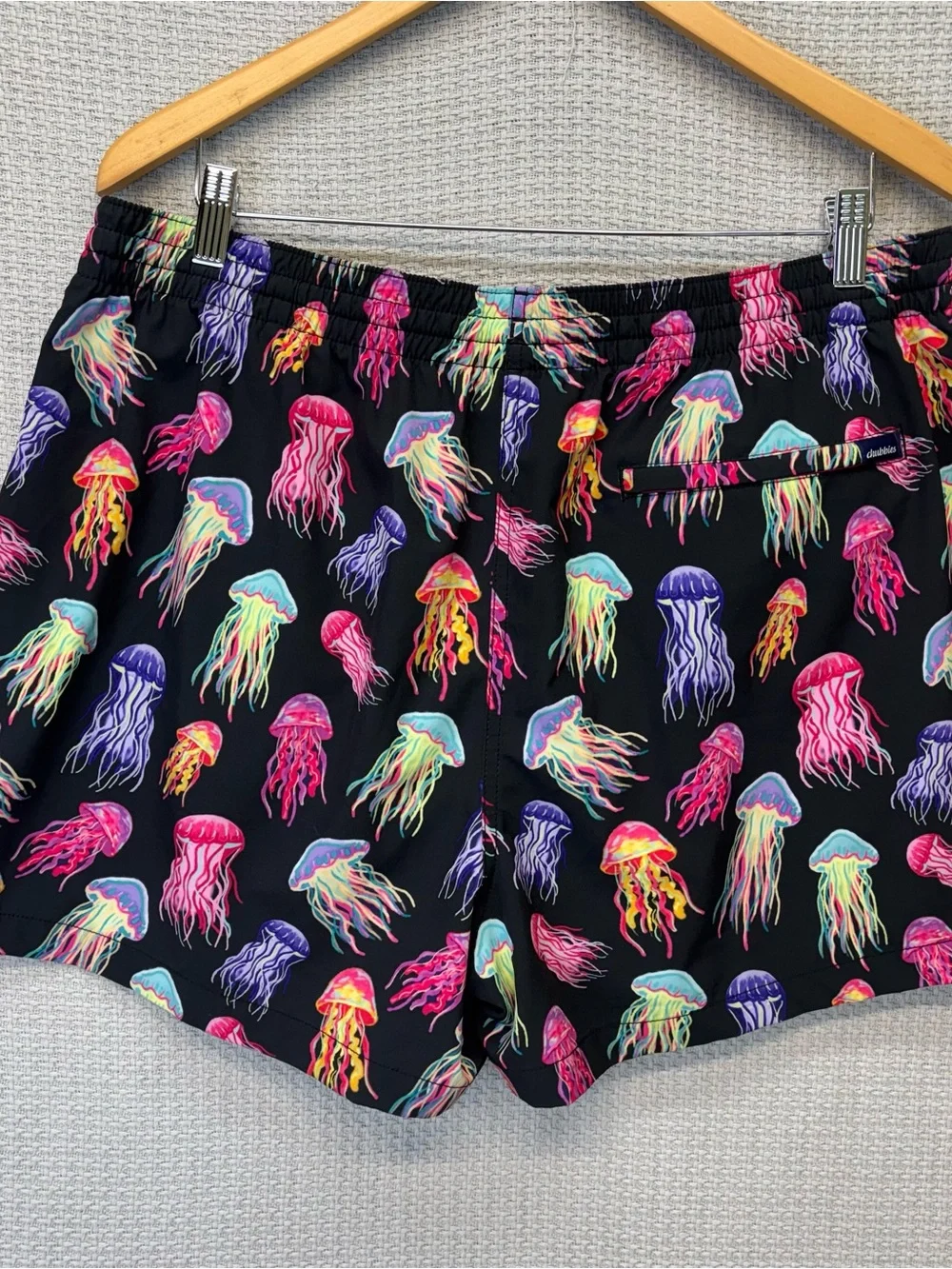 Lot Of 2 Chubbies Swim Trunks XXL Colorful Tropical Jellyfish Beach Floral EUC